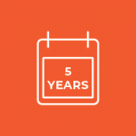 Valid for up to 5 years